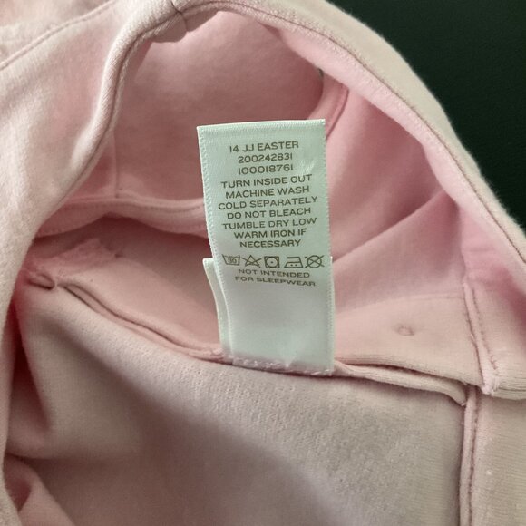 Janie And Jack Dress Girls Sz 5 Pink Sleeveless‎ Flower Applique Button Classic - Picture 6 of 9